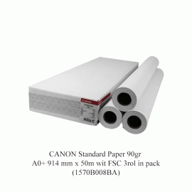 CANON Standard Paper 90gr A0+ 914 mm x 50m wit FSC ds/3rol (1570B008BA)