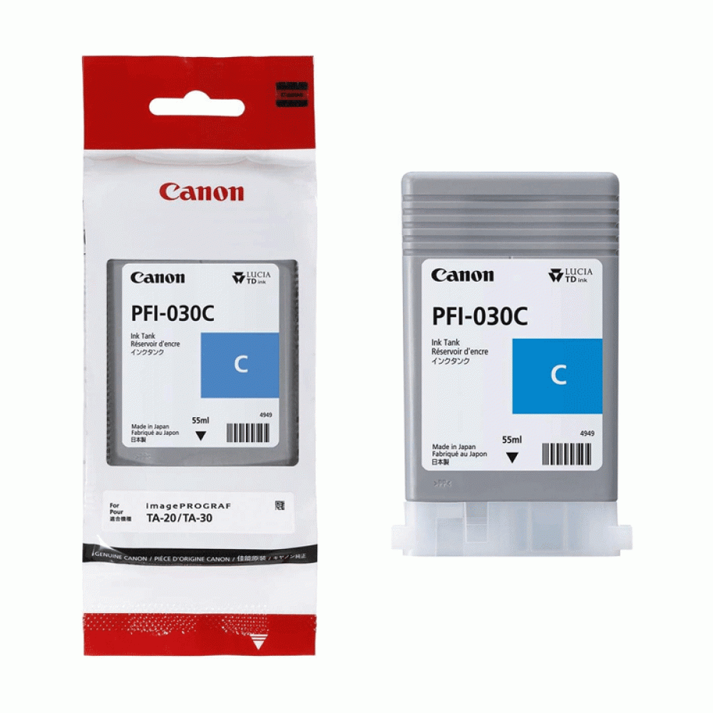 Canon PFI-030 Cyan Ink 55mL (3490C001AA)