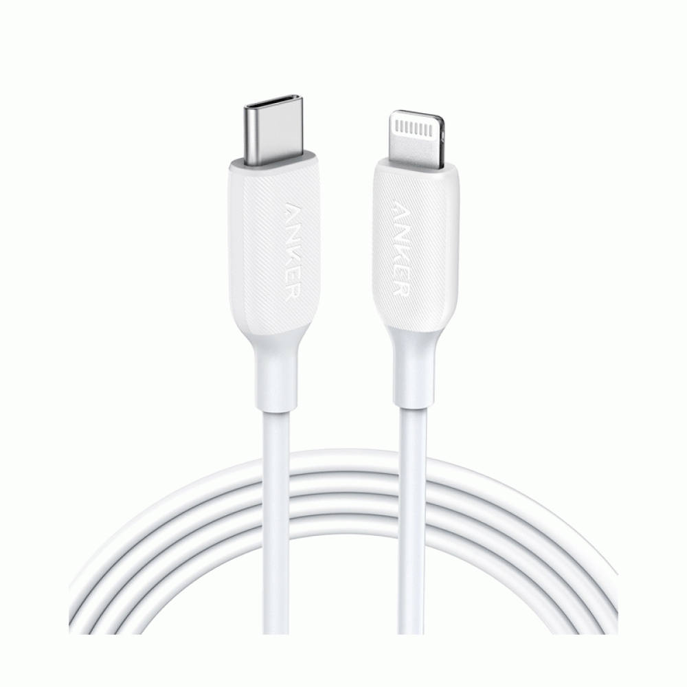 ANKER Powerline III Type-C to Lightning 2.0 Cable, 1.8m, White (A8833H21)