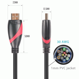 VCOM HDMI CABLE 10 m (CG525)