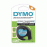 DYMO LetraTag Tape 16952 Plastic Black on Clear 12mm x 4m (S0721530)