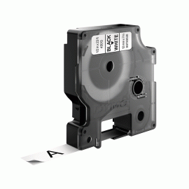 DYMO D1 Tape 45013 12mm x 7m Black on White 10pcs in Pack (2093097)