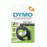 DYMO LetraTag Tape 10697 / 91200 Paper Black on White 12mm x 4m (Pack of 2)