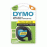 DYMO LetraTag Tape 91202 Plastic Black on Yellow 12mm x 4m (S0721620)