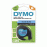 DYMO LetraTag Tape 91205 Plastic Black on Blue 12mm x 4m (S0721650)
