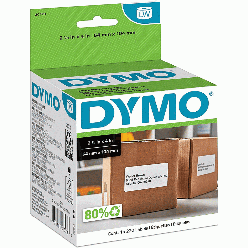 DYMO Label 30323 Standard Shipping Labels 54 x 102 mm (120220 / 10298)