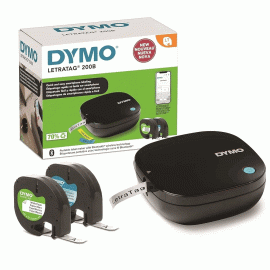 DYMO LetraTag 200B Portable Thermal Bluetooth Label Maker + 2 tapes (2179979)