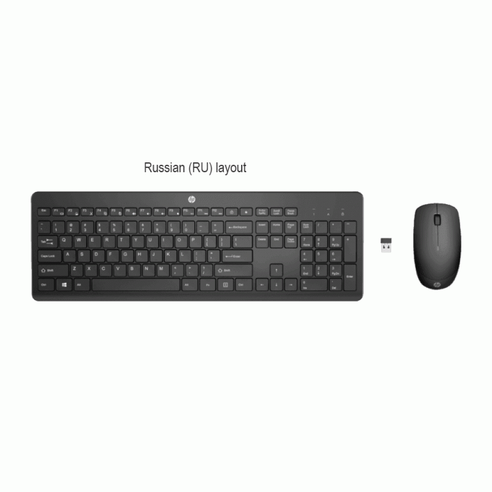 HP 230 Wireless Mouse and Keyboard Combo (18H24AA)