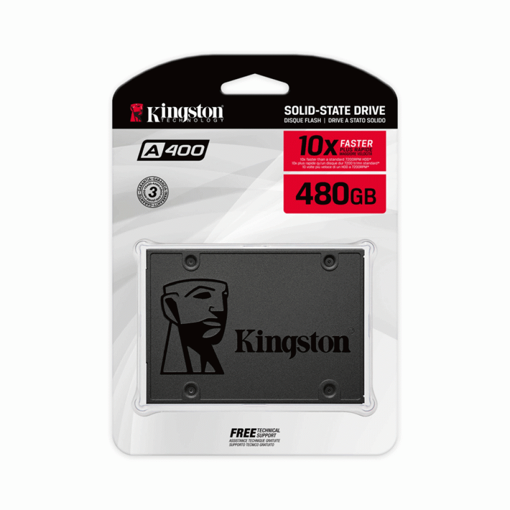 KINGSTON 480GB A400 SATA3 2.5 SSD (SA400S37/480G)