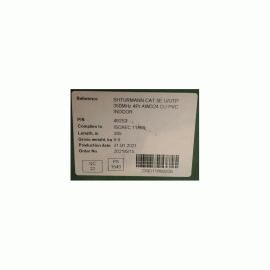 SHTURMANN 4*2*0,51 24AWG CAT.5E U/UTP