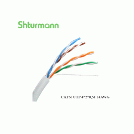 SHTURMANN 4*2*0,51 24AWG CAT.5E U/UTP