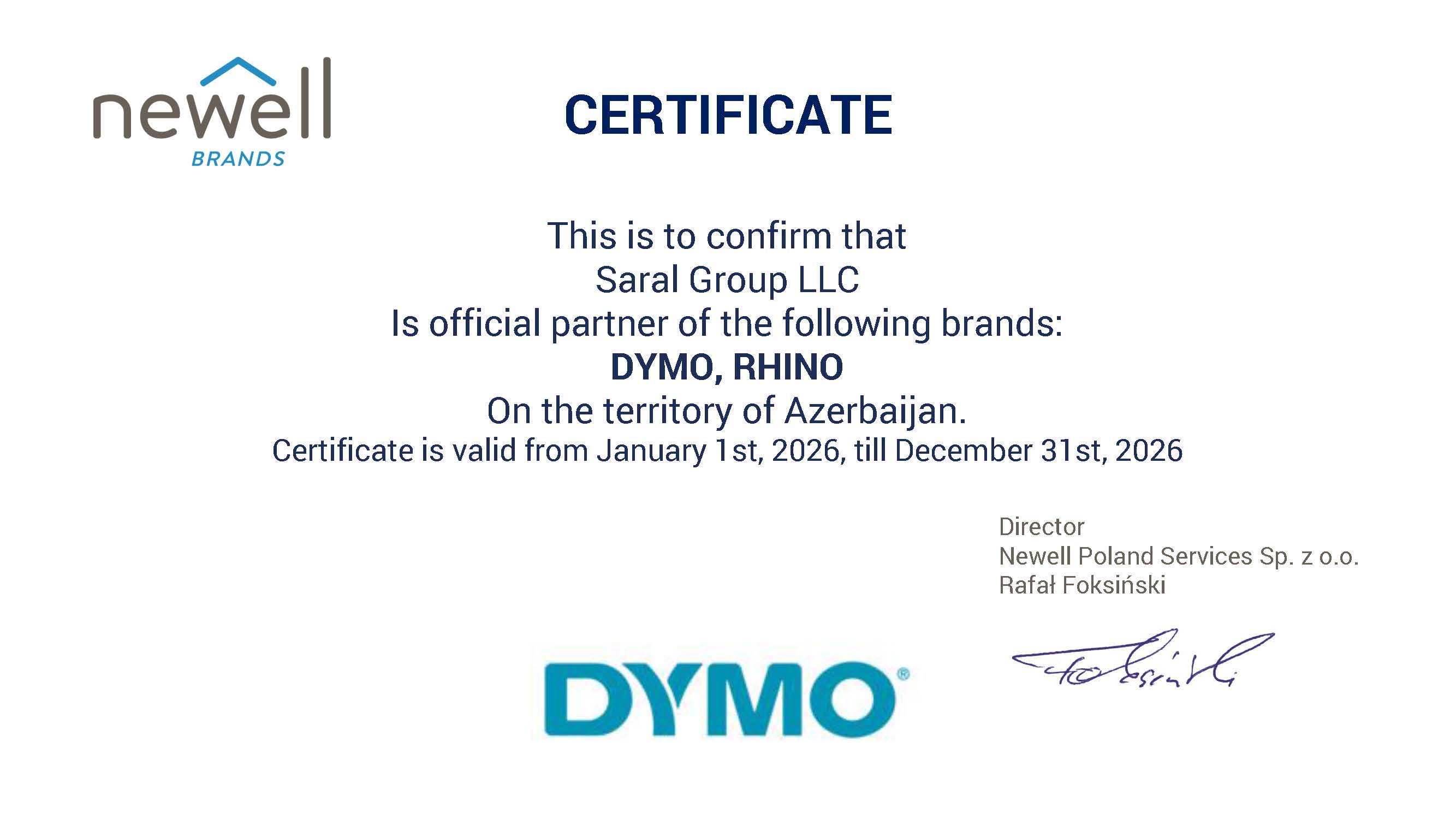 DYMO Banner